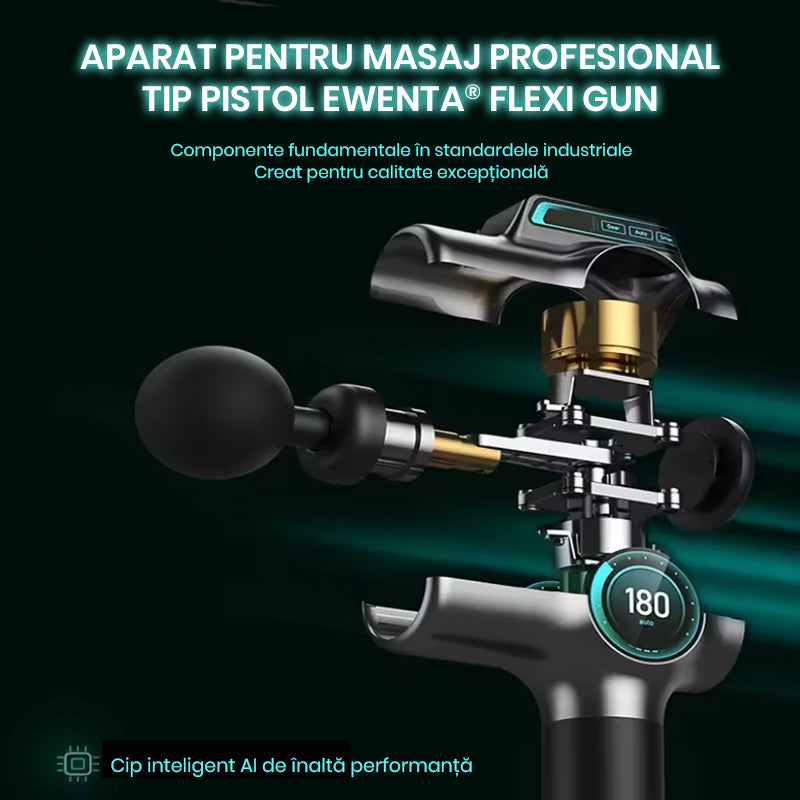 Aparat pentru Masaj Profesional Tip Pistol Ewenta FLEXI GUN