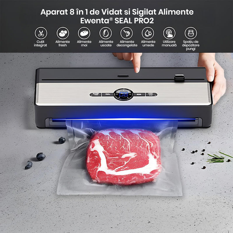 Aparat de Vidat si Sigilat Alimente Ewenta SEAL PRO2
