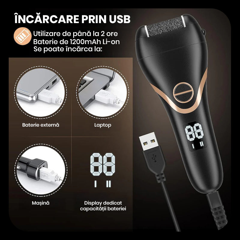 Pila Electrica pentru Talpi si Calcaie Ewenta SILKFEET