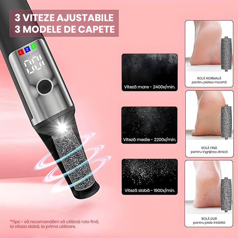 Pila Electrica pentru Calcaie si Talpi Ewenta SOFTGLOW