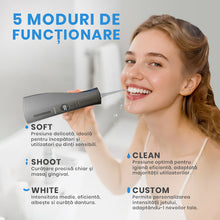 Irigator Bucal tip Dus Bucal Ewenta®AQUA PRO , Negru