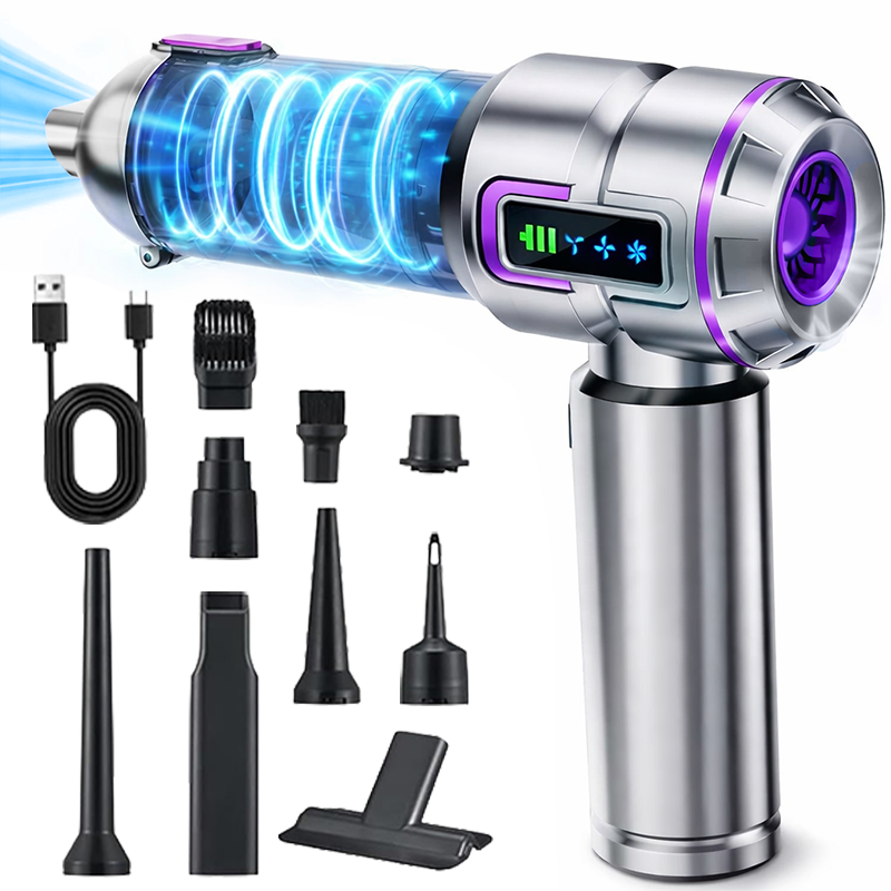 Aspirator Auto Portabil Ewenta PRO CLEAN 4 in 1 Fara Fir