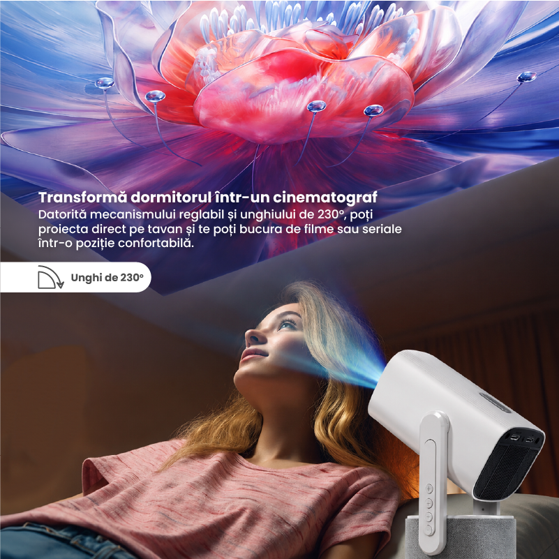 Videoproiector Portabil Ewenta® PRO VISION