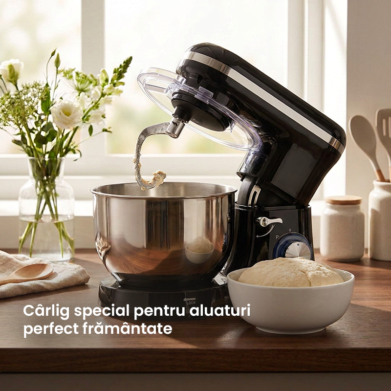 Mixer cu Bol de 6L din Inox Ewenta® MegaMix Pro