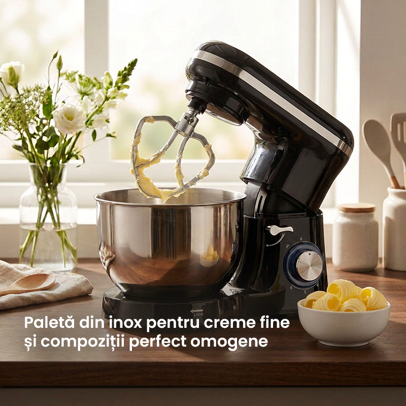 Mixer cu Bol de 6L din Inox Ewenta® MegaMix Pro