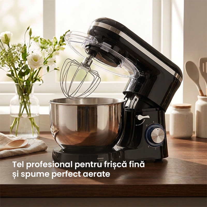 Mixer cu Bol de 6L din Inox Ewenta® MegaMix Pro