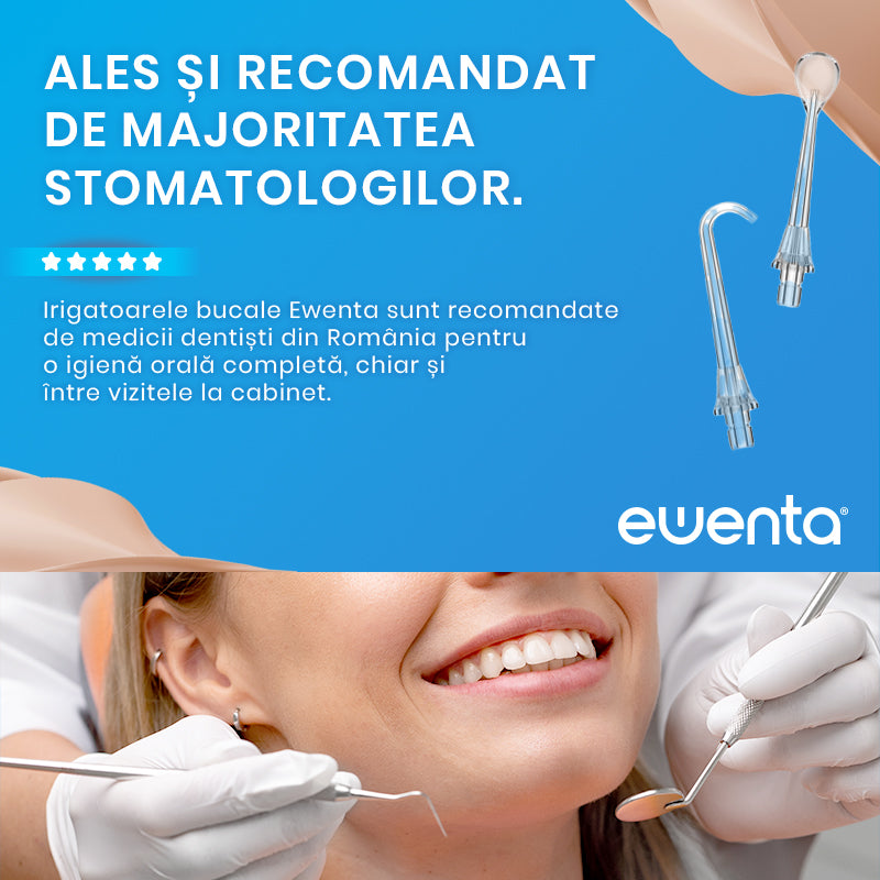 Irigator Bucal Profesional pentru Dus Bucal Ewenta® AQUA LIGHT