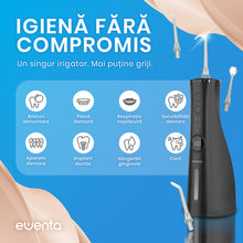 Irigator Bucal tip Dus Bucal Ewenta®AQUA PRO , Negru