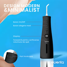 Irigator Bucal tip Dus Bucal Ewenta®AQUA PRO , Negru