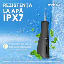 Irigator Bucal tip Dus Bucal Ewenta®AQUA PRO , Negru
