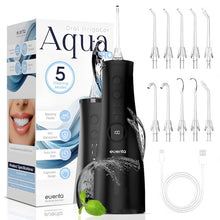 Irigator Bucal tip Dus Bucal Ewenta®AQUA PRO , Negru
