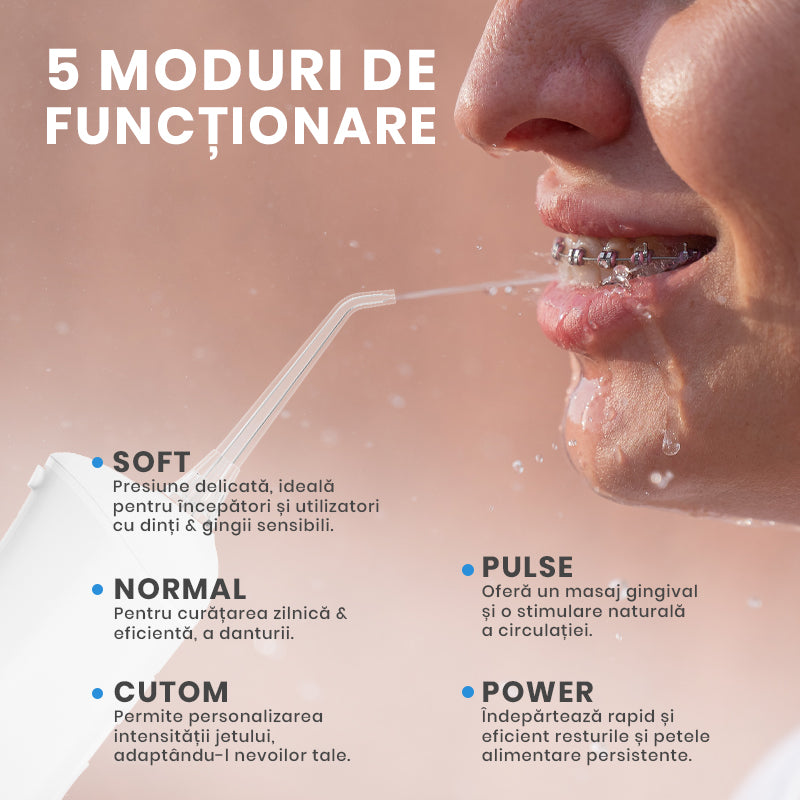 Irigator Bucal Profesional pentru Dus Bucal Ewenta® AQUA LIGHT