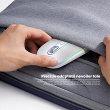Mouse Wireless Reincarcabil Ewenta, Soft Click