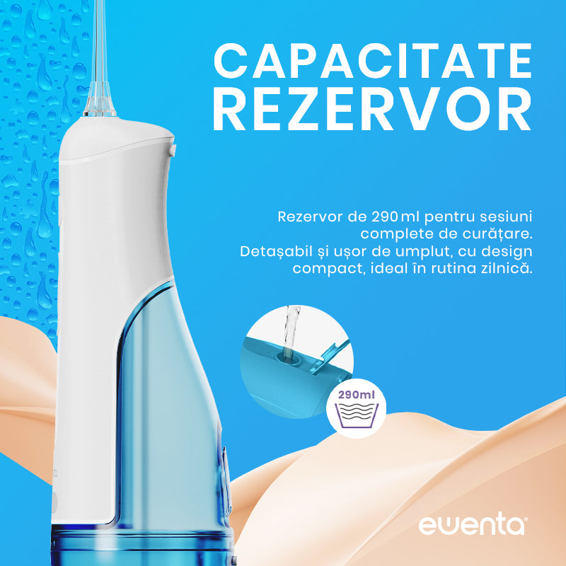 Irigator Bucal Profesional pentru Dus Bucal Ewenta® AQUA LIGHT