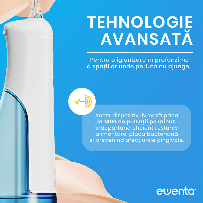 Irigator Bucal Profesional pentru Dus Bucal Ewenta® AQUA LIGHT
