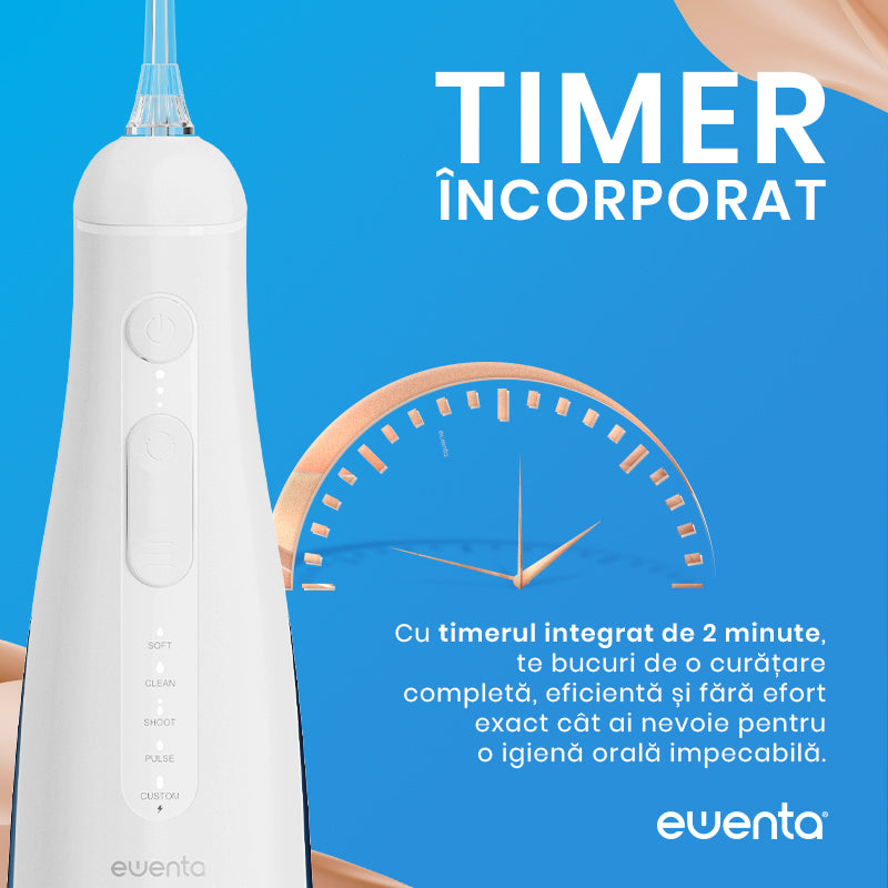 Irigator Bucal Profesional pentru Dus Bucal Ewenta® AQUA LIGHT