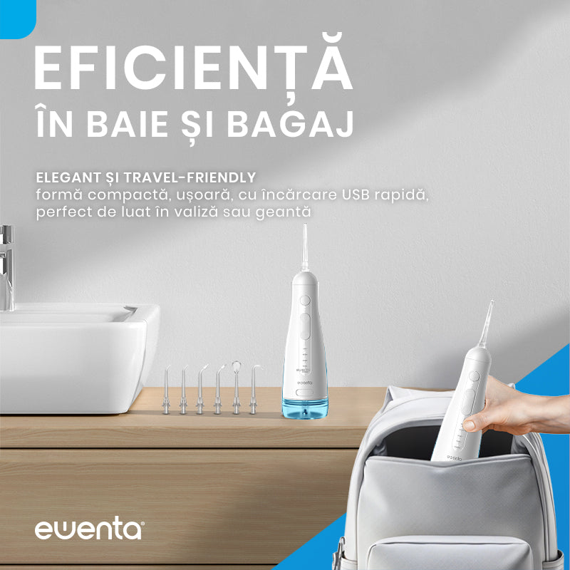 Irigator Bucal Profesional pentru Dus Bucal Ewenta® AQUA LIGHT