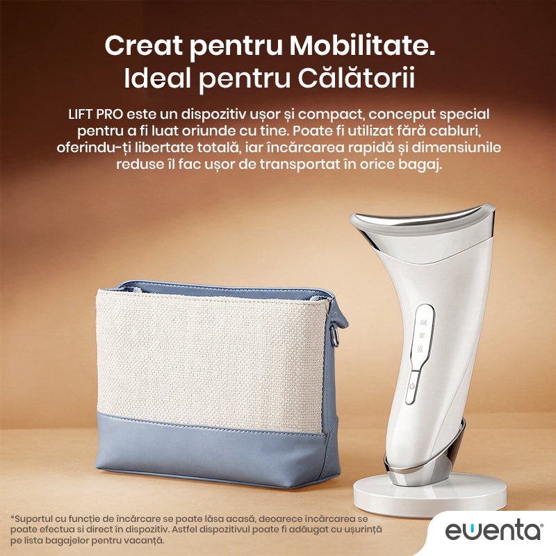 Dispozitiv Facial Profesional 7 in 1 Pentru Masaj Facial, Curatare, Lifting Ewenta LIFT PRO