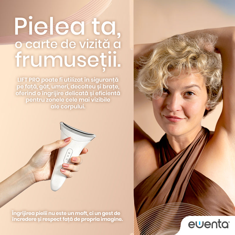 Dispozitiv Facial Profesional 7 in 1 Pentru Masaj Facial, Curatare, Lifting Ewenta LIFT PRO