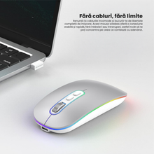 Mouse Wireless Reincarcabil Ewenta, Soft Click